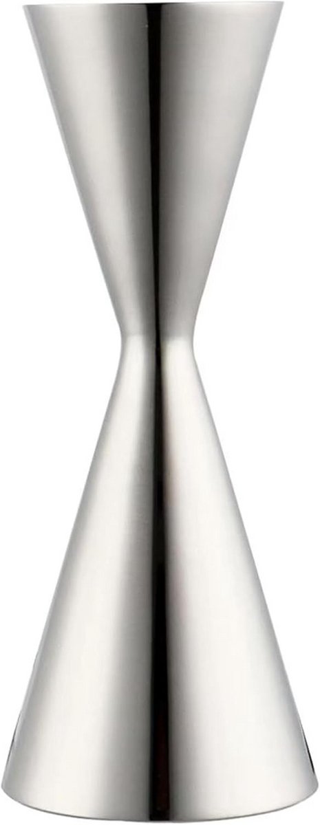 Premium Zilveren Dubbele Cocktail Jigger Slank Japans Model