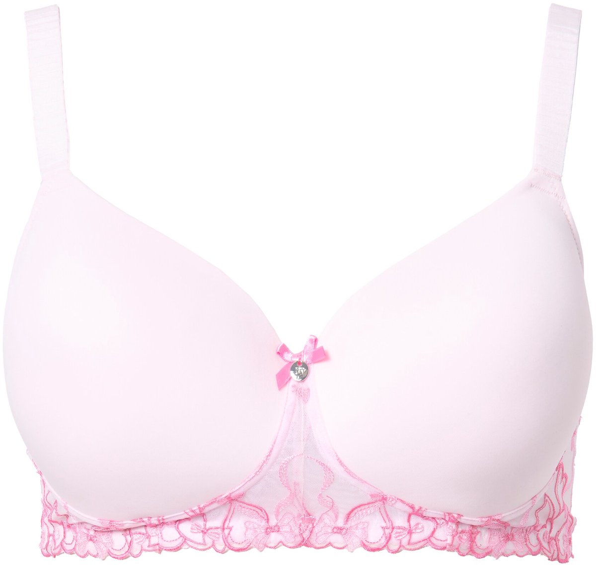 TruYou - Dames - TRUYOU bralette zonder beugel kant tasje - Babyroze - Maat 85C