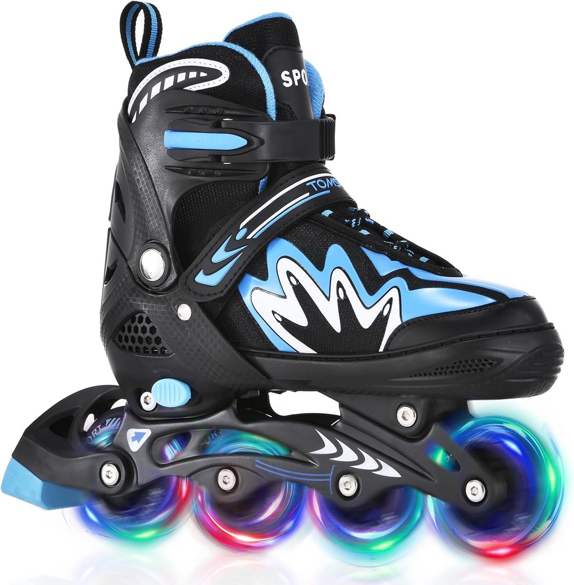 Verstelbare Rolschaatsen met LED-wielen voor Kinderen en Volwassenen