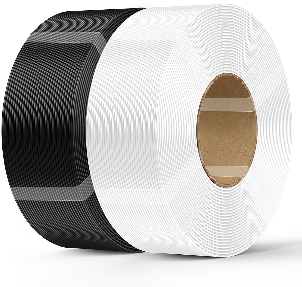 PETG Filament 2kg 1.75mm Zwart & Wit voor Herbruikbare Spoel