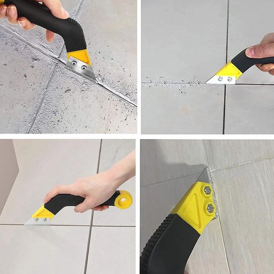 Voegenreiniger met 4 Reservemesjes - Effectieve Voegenschraper voor Badkamer en Keuken — afbeelding 4