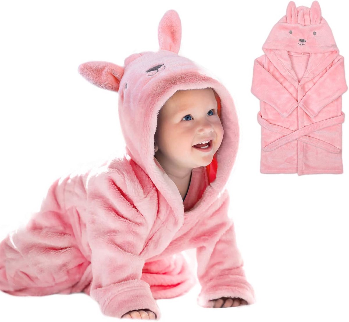 Schattige Dier Baby Badjas met Capuchon voor Kinderen