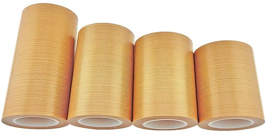 Qrity Hoge Temperatuur Plakband 95mm X 10m - Hittebestendig Teflon Tape Voor Vacuümapparaat & Verzegeling