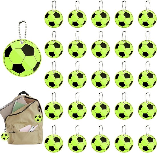 LEMONSTONE 12 stuks reflector kinderen, reflector hangers, reflectoren kinderschooltassen, reflectoren schooltassen, hangers schooltassen, voor schooltas kleding rugzak, voetbal