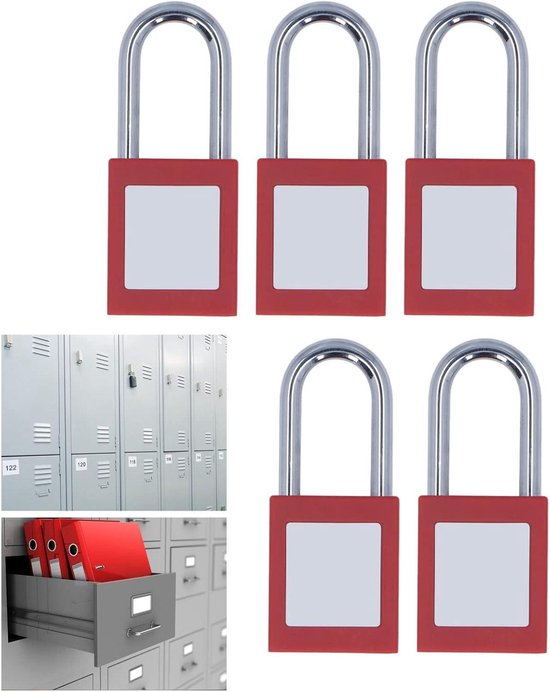 Veiligheidshangslot - Hangsloten Set - Lockout Tagout - Verchroomd ...