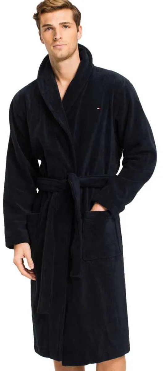 Tommy Hilfiger - Badjas Donkerblauw - Heren - Regular - fit — afbeelding 15