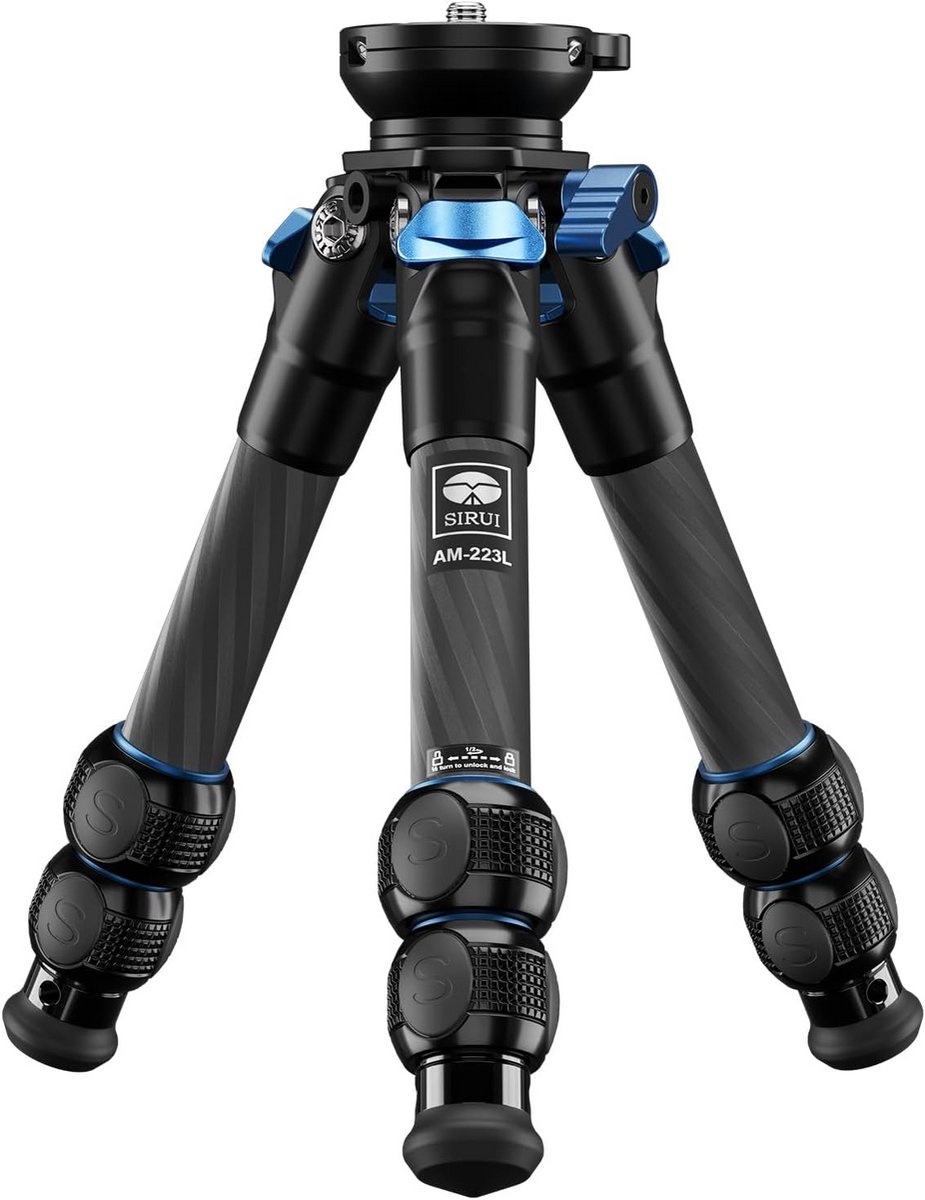 Carbon Mini Statief met Waterpas voor Systeemcamera