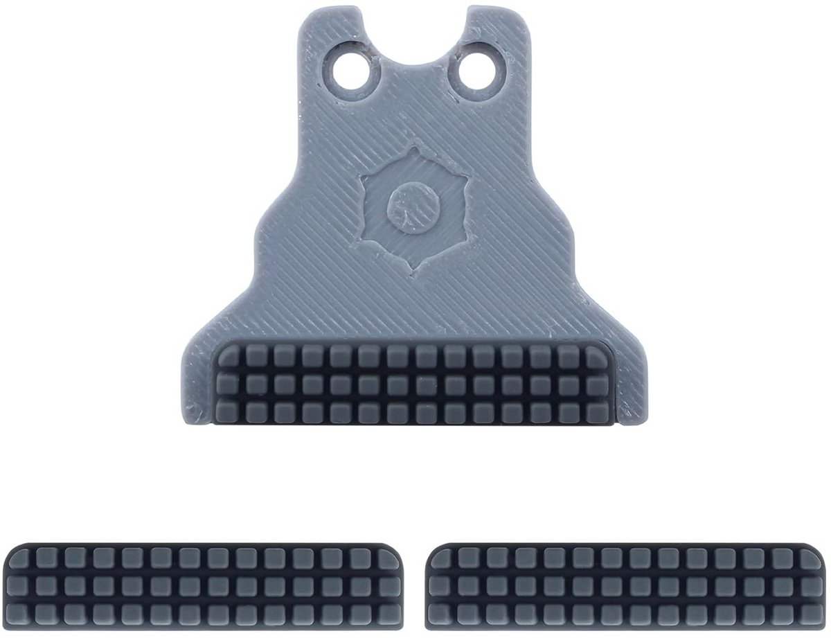 Reinigingsborstelset voor mondstuk 3D-printer, siliconen, 3 stuks met houder