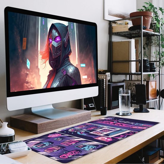 Extra Grote Gaming Muismat (90x30 cm) - Waterdicht & Antislip - Ideaal voor E-sports en Kantoor van Merkloos — afbeelding 2