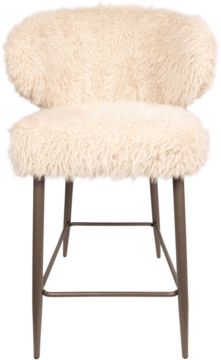 PTMD Barkruk Ares - Beige - 66x61x103cm