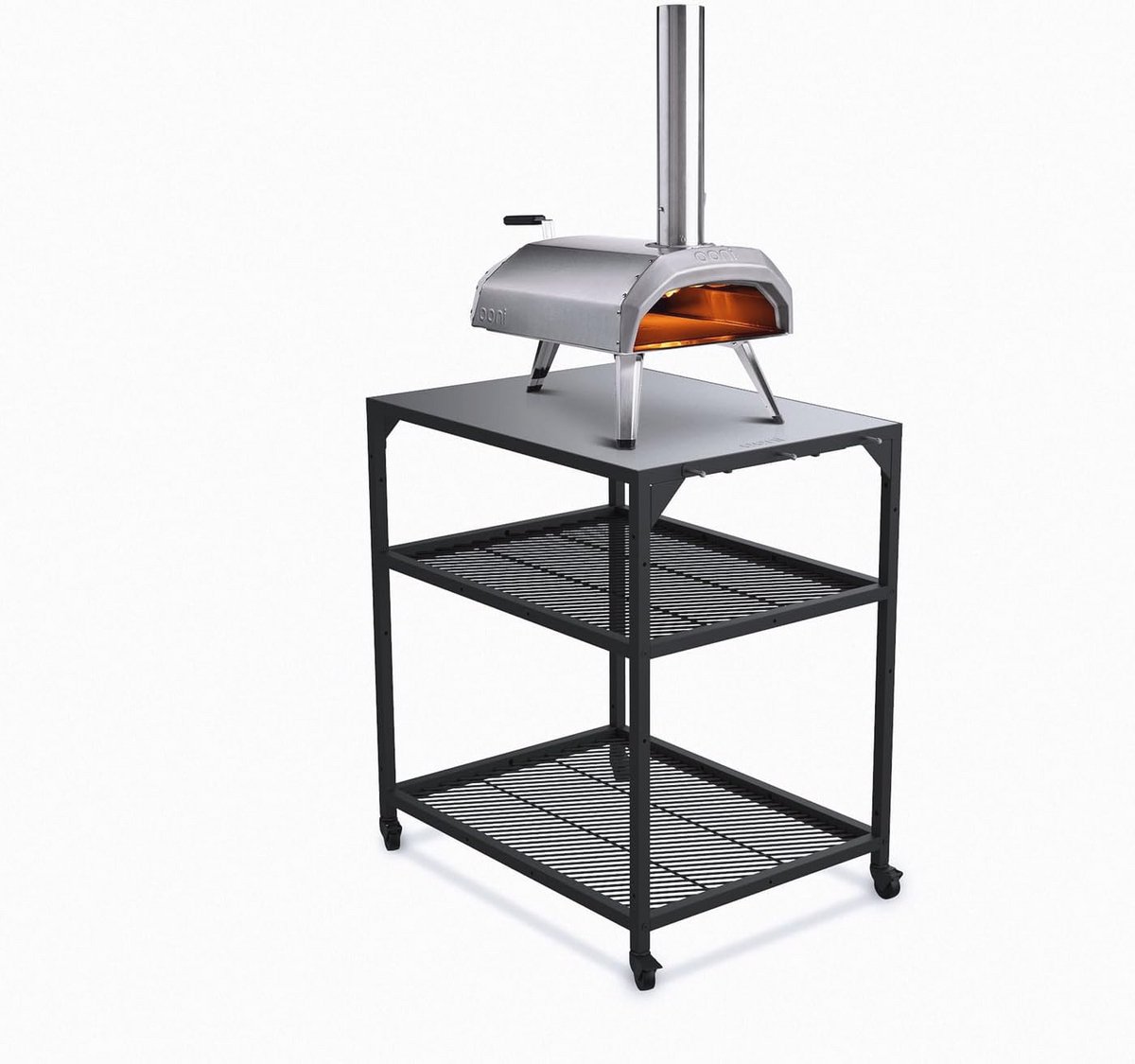 Modulaire Tafel voor Pizzaoven - Roestvrijstalen Tafels voor Buitenkoken