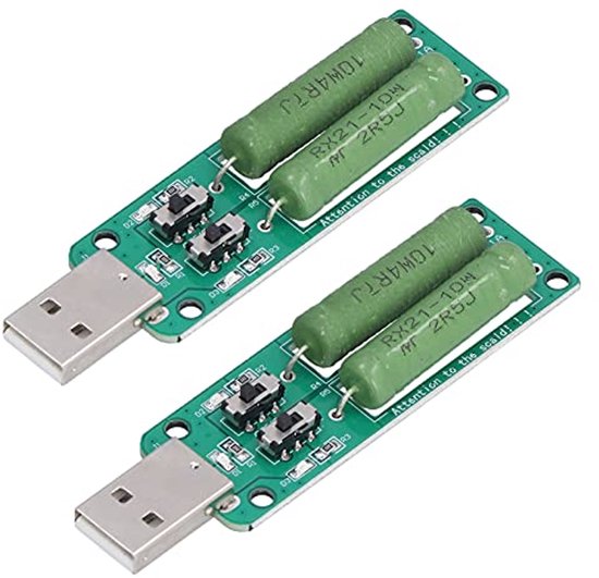 USB Load Tester Adjustable Resistor Electronic Test Module 1A 2A 3A ...