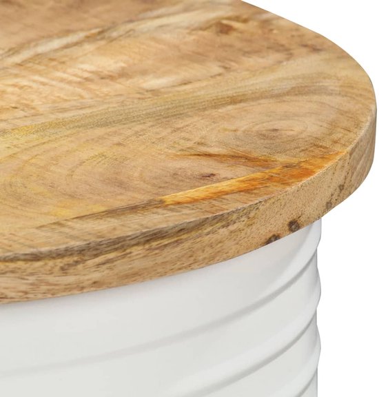 vidaXL - Salontafel - 43x55 - cm - massief - mangohout