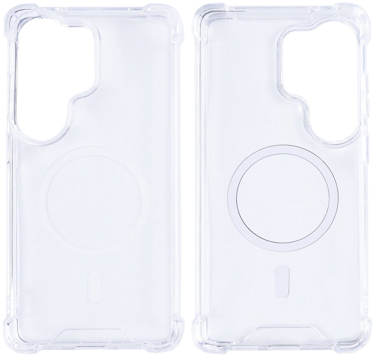 Rixus Anti-Burst Case With MagSafe For Samsung Galaxy S26 Ultra Transparent