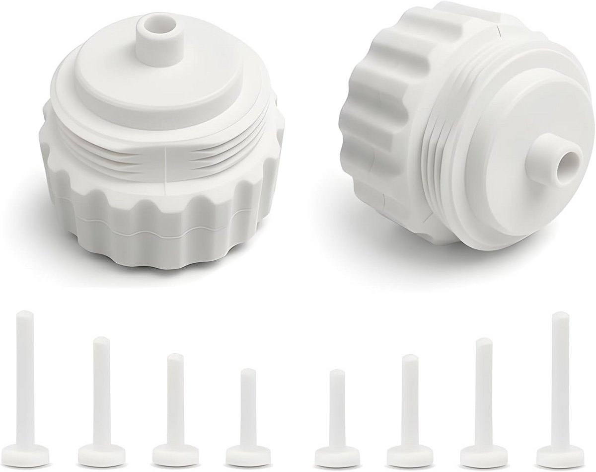 2x Adapter Radiatorkraan RAVL naar M30 x 1.5 - Universele Thermostaatkop Verloopstuk