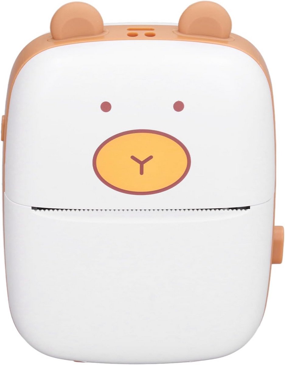 Draagbare Mini Thermische Printer Zwart-Wit Labelmaker voor Mobiel