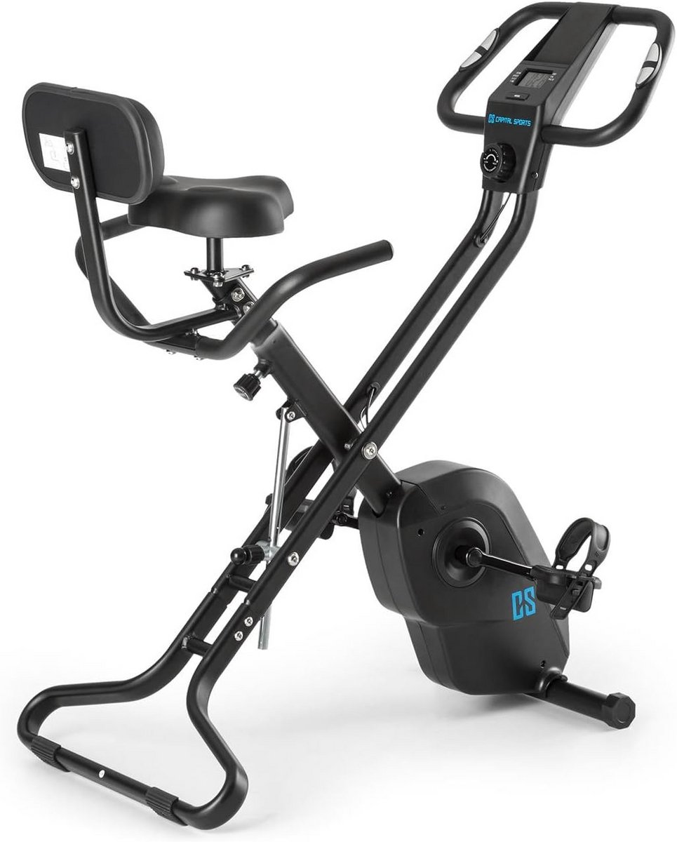 Opvouwbare X-Bike Ergometer met Hartslagmeter en Verstelbare Weerstand