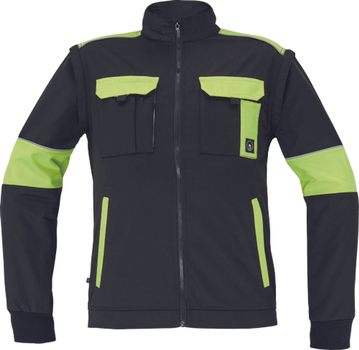 Cerva MAX VIVO werkjas 03510038 /HV Zwart