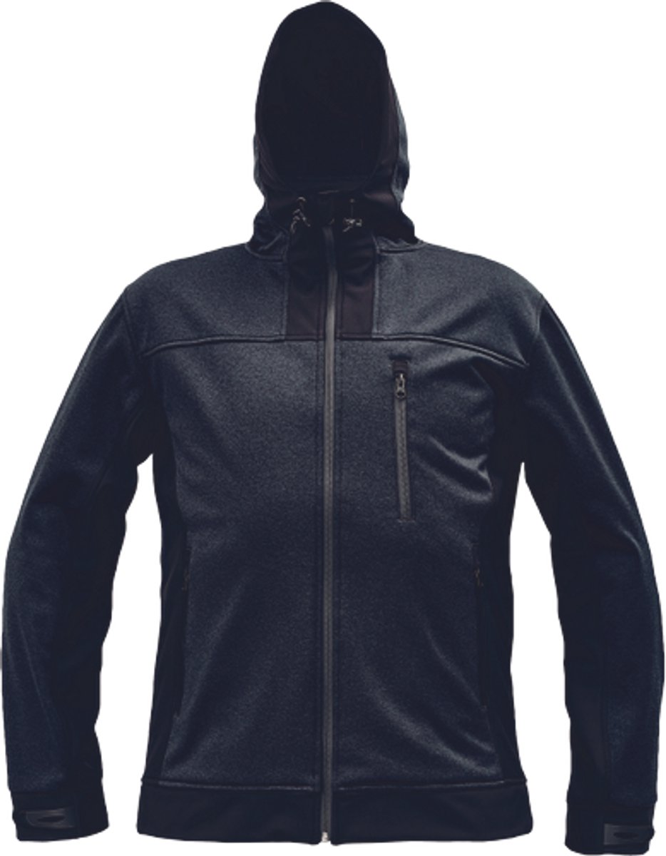 Cerva HUYER SOFTSHELL jas 03010582 Zwart