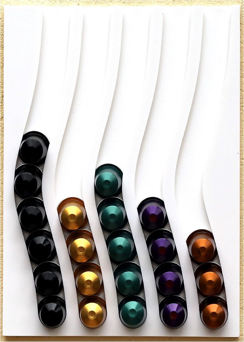 Koffiecapsulehouder voor 50 capsules