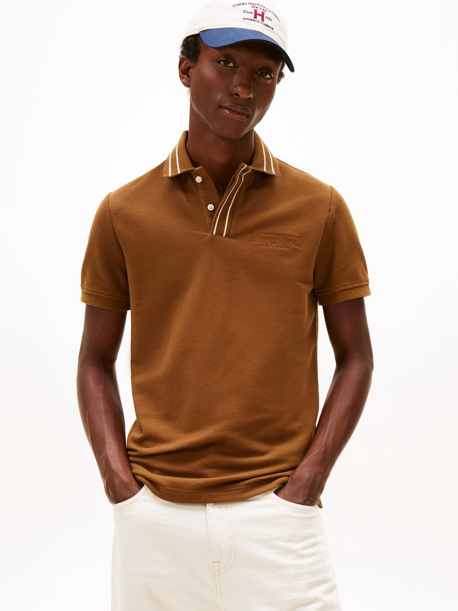 Tommy Hilfiger Menswear PVH Group Heren Polo’s Bruin