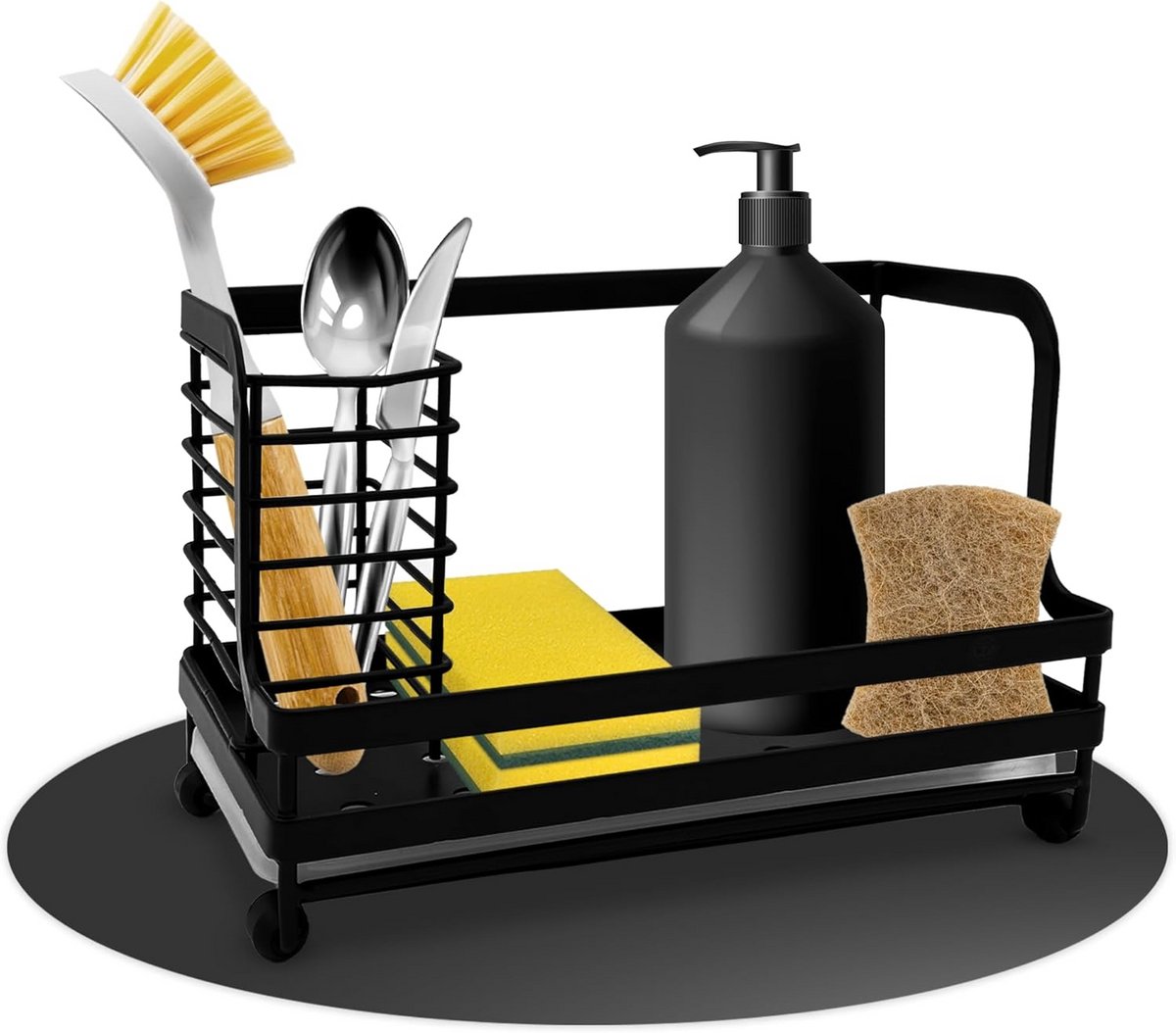 Goedkoopste en Beste Keuken Spons Houder met Druiprek voor Spoelbak