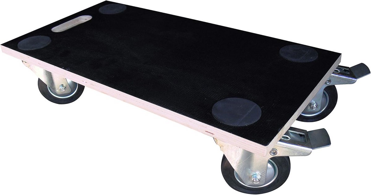 Verrijdbaar Meubelhondje 58x30 cm - Stevige Rolplaat met 4 Zwenkwielen tot 400kg