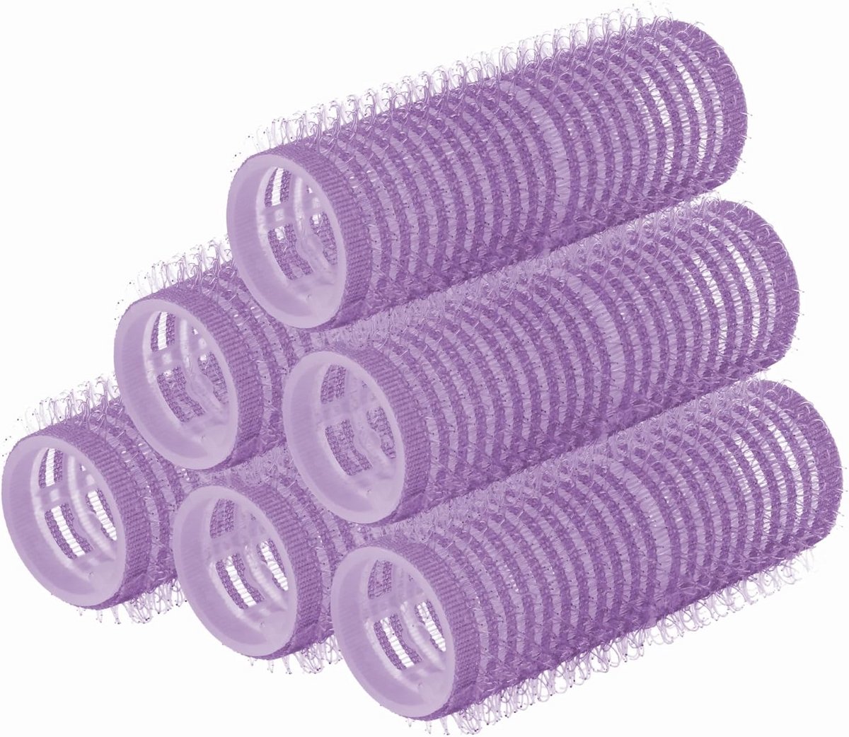 Zelfklevende Haarkrullers 6 Stuks - Diameter 21 mm - Voor Volume en Definieerde Krullen
