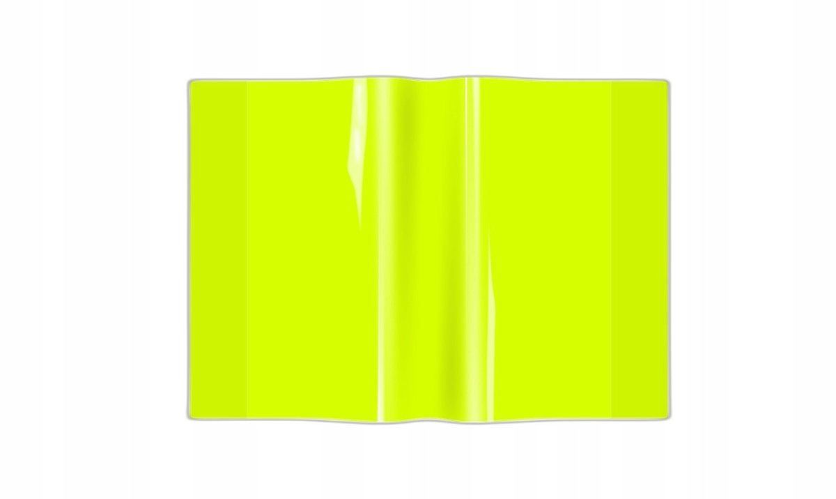 Biurfol Neon Geel A4 Notebookhoes - Transparant PVC