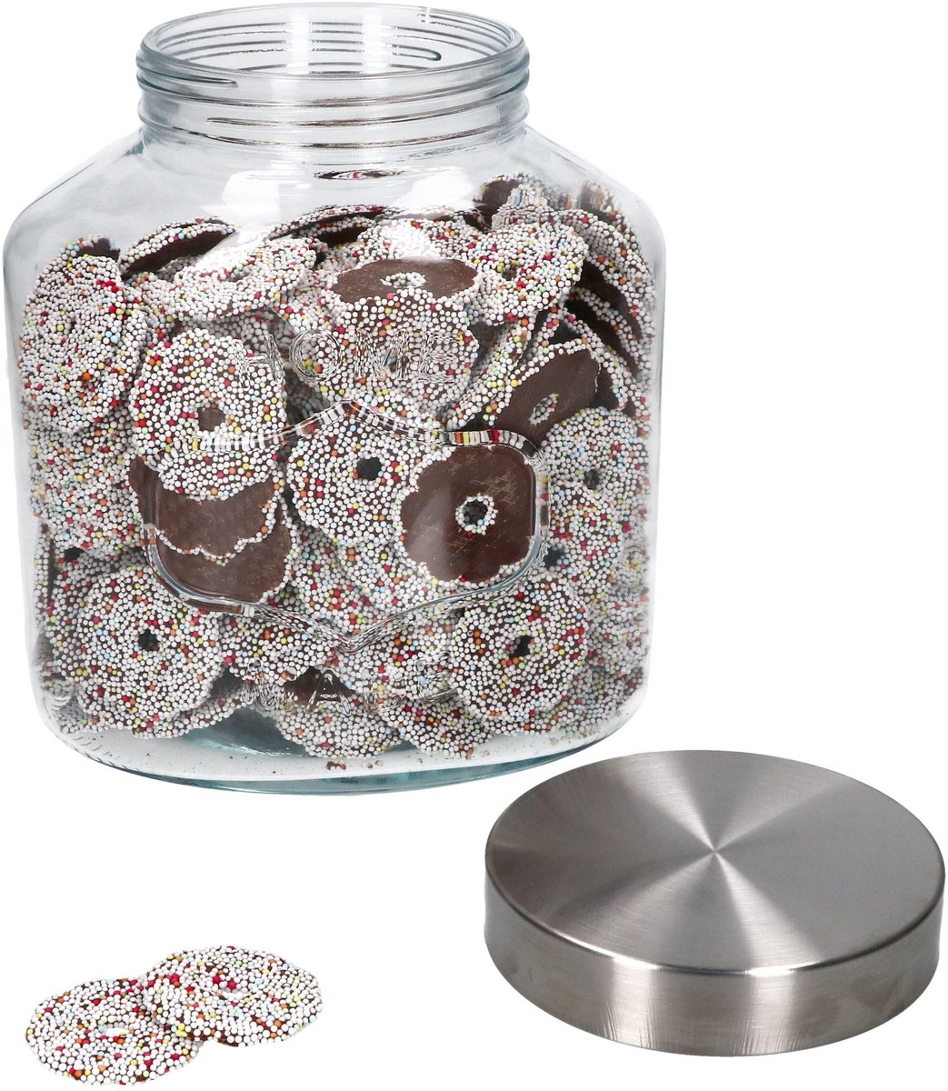 NIKO Keksglas met metalen deksel 2,5L - 23467415
