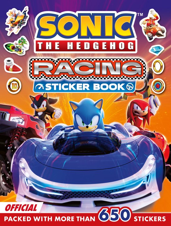 Sonic the Hedgehog Racing Sticker Book - cover