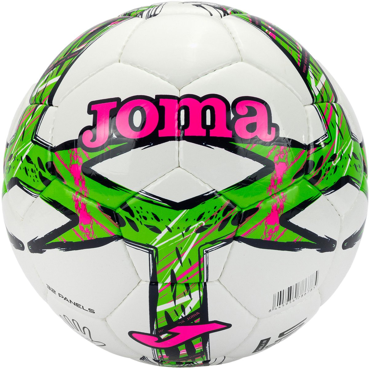 Joma Dali III Voetbal Maat 4 - Fluor Groen/Roze/Marine
