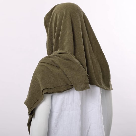 Allecta - Middeleeuws gewaad met capuchon, legergroen, 230cm x 130cm - Sjaal, hoed, sjerp van allecta — afbeelding 4