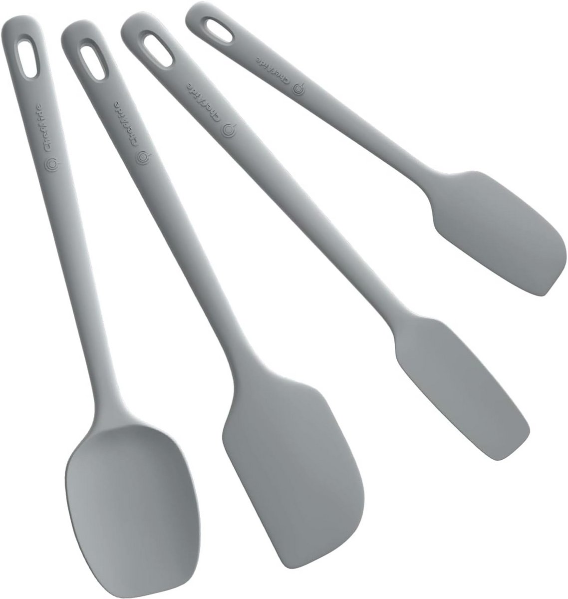 Siliconen Spatel Set - 4 Stuks Hittebestendig en Ergonomisch
