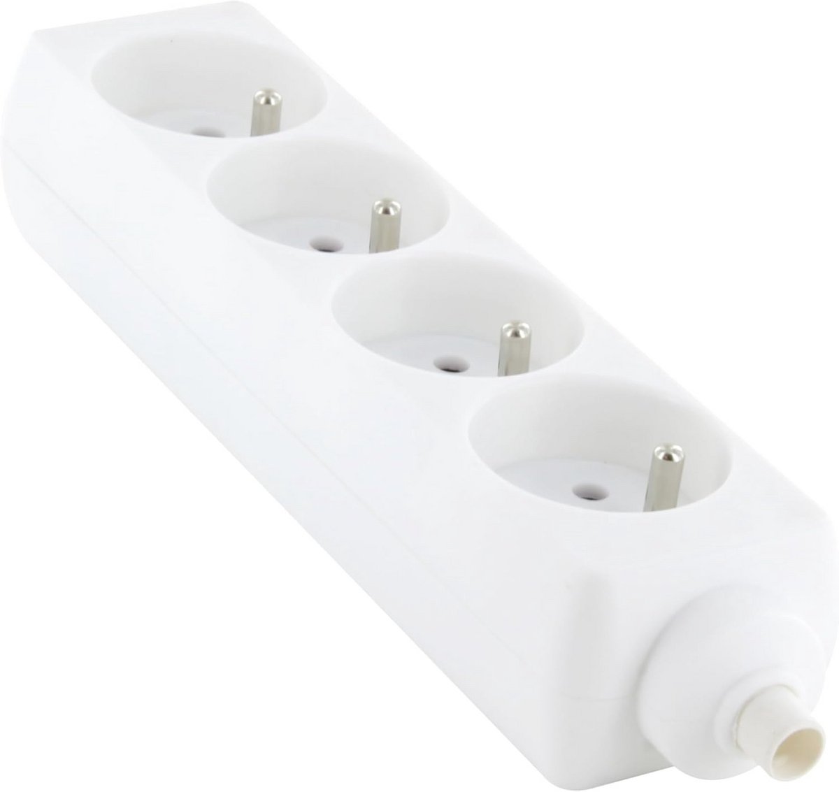 Draadloze Multistekkerdoos – 4 Stopcontacten, 3500W, Wit