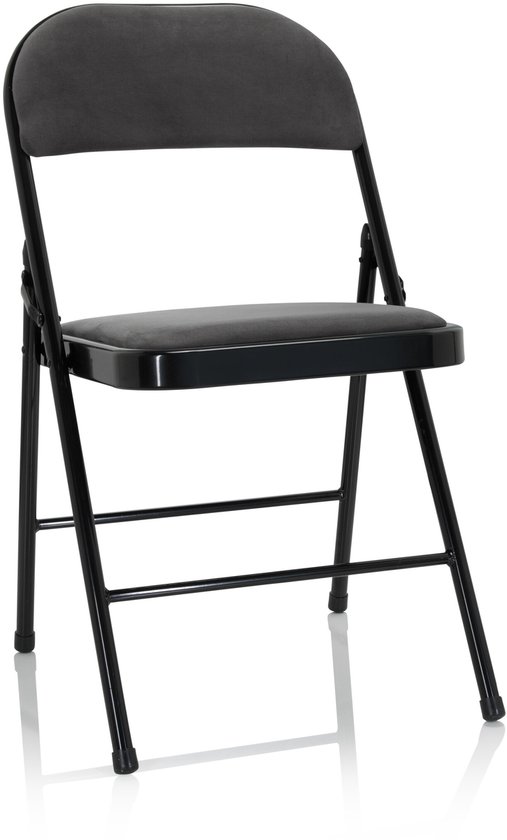 TUDELA I - Chaise de réunion / chaise visiteur Gris foncé