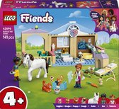 Clinique des Animaux de Compagnie LEGO® Friends - 2 Mini-figurines, Chien, Lapin, Cheval, 2 Figurines de Chat - Jouet d'Animaux avec Écurie pour Chevaux - Pour Filles et Garçons à partir de 4 Ans - Conseil Cadeau pour un Anniversaire d'Enfant - 42696