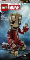 LEGO Marvel Groot en Combinaison Ravager - Jouet de Super-Héros Constructible pour Enfants - 76341