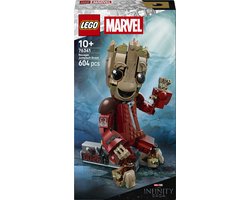 LEGO Marvel Groot in Ravager Jumpsuit - Bouwbaar Superheld Speelgoed voor Kinderen - 76341