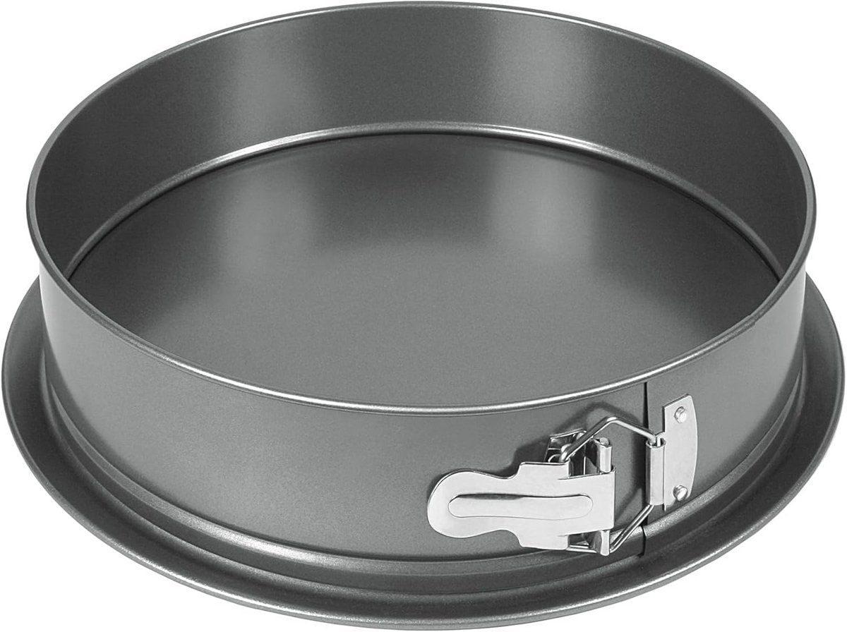 Antiaanbaklaag Springvorm 28 cm met Lekbescherming en Hoge Rand