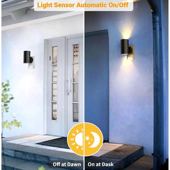 1 stuks LED-nachtlampjes met stekker - Nachtlampjes met stekker, schemersensor - 5-300 lm, instelbare helderheid - 2700K - Dimbare nachtlampjes voor keuken, hal, slaapkamer en trap -Wit van Ammtoo — afbeelding 3