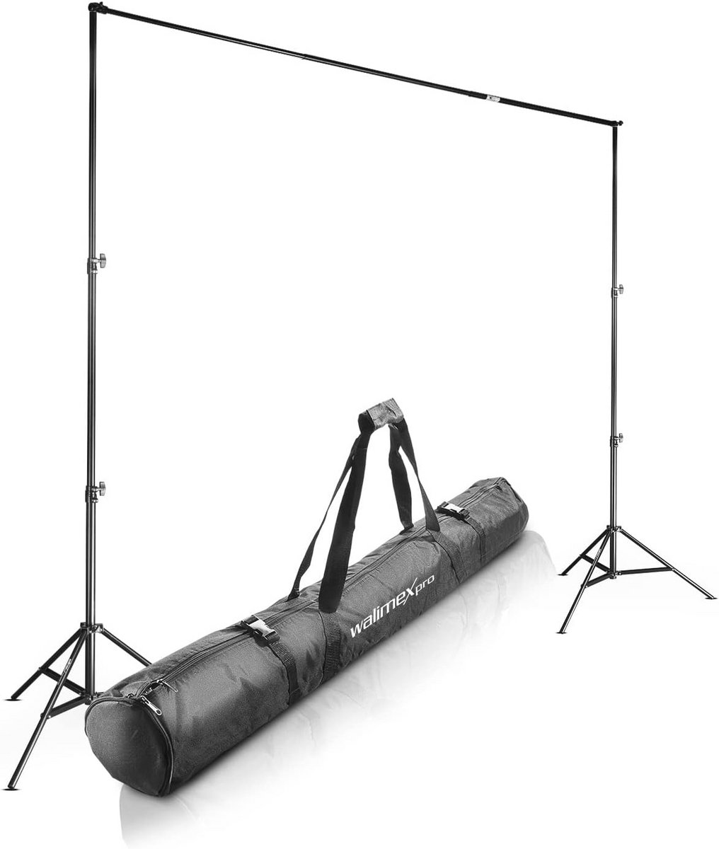 Telescoop Achtergrondsysteem 225-400cm voor Fotografie en Videoproductie