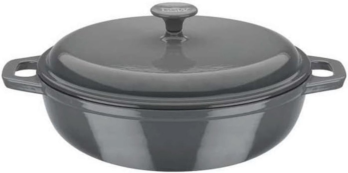 Gietijzeren Stoofpan 30 x 9 cm - Ideaal voor Gezond Koken
