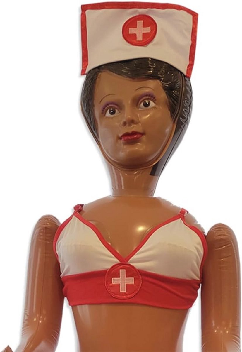 Opblaasbare Verpleegsterspop - Grappige Vrijgezellenfeest Decoratie en Cadeau