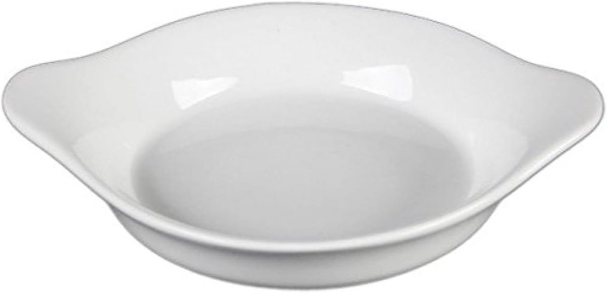 Ronde Gratineerschaal en Eierpan voor Oven en Magnetron