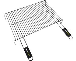 Universeel Rechthoekig BBQ Rooster 60x40 cm met Softouch Handgrepen