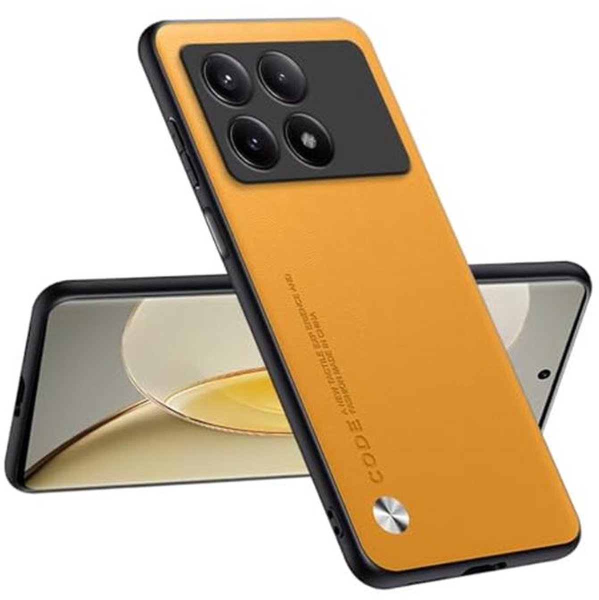 Hoesje voor POCO X6 Pro 5G - Elegante en beschermende case in geel