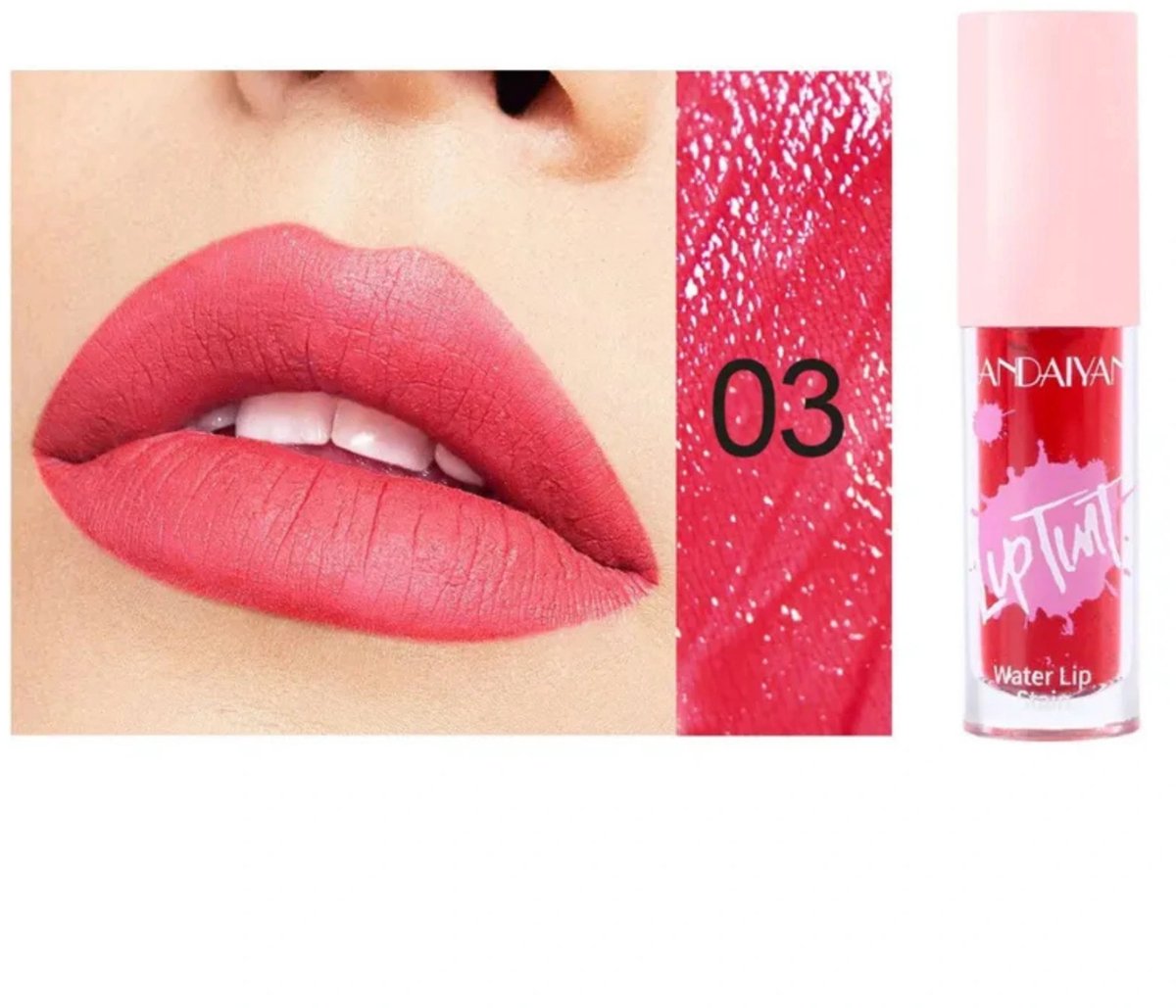 2in1 Waterproof Liquid Lip Pink 03 - 5ml