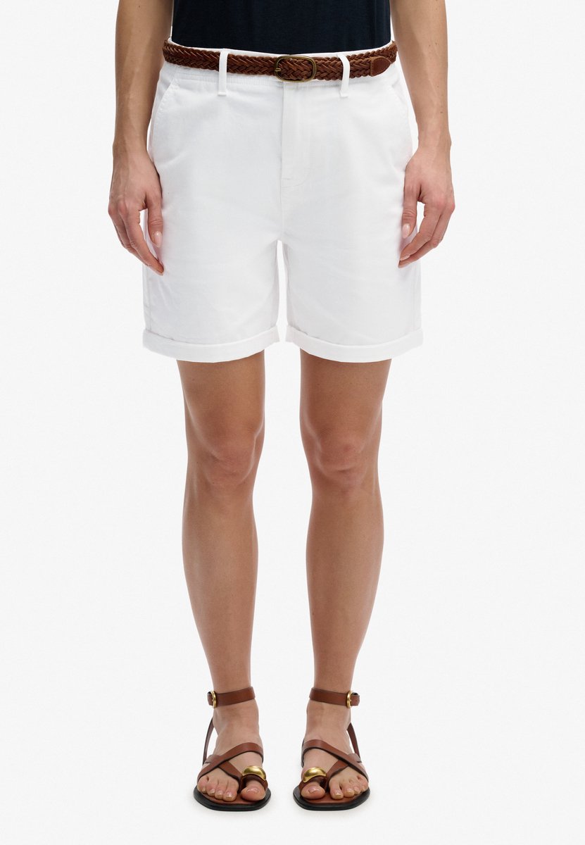 Superdry Chino Shorts Dames Korte broeken Wit