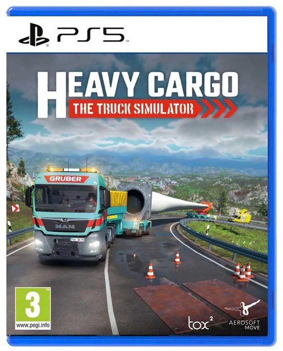 Playstation Games Ps5 Heavy Cargo Simulator Transparant PAL